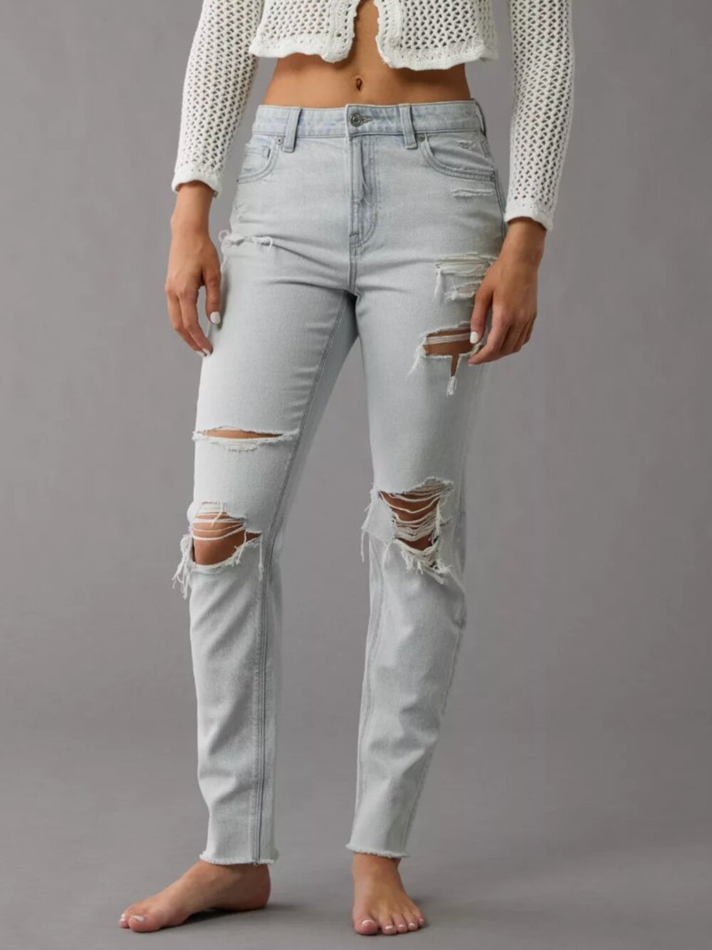 AE Ripped Mom Jean - Picture 11 of 11